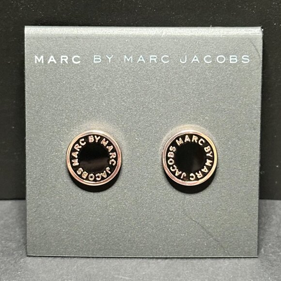Marc Jacobs Jewelry - Marc‎ by Marc Jacobs Enamel Logo Earring - NWT